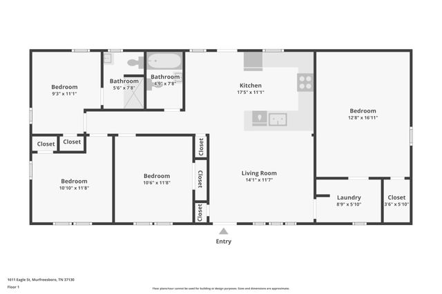 1611 Eagle St, Murfreesboro, TN 37130