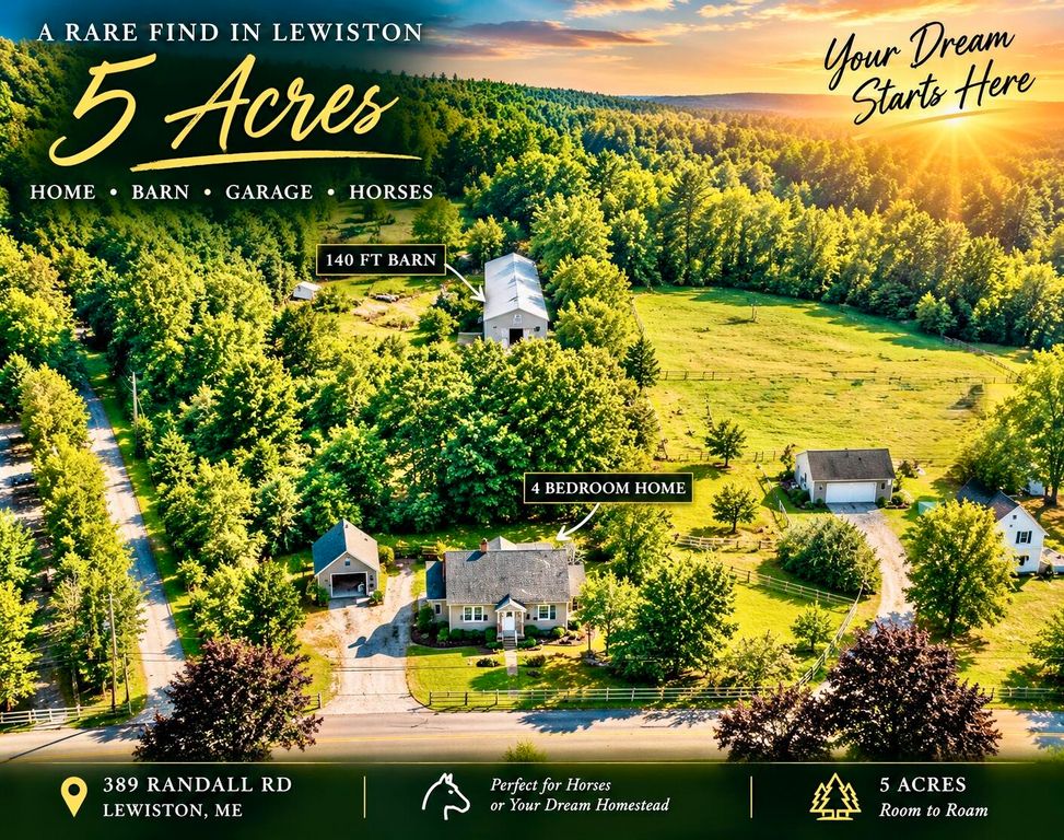 389 Randall Road, Lewiston, ME 04240 — exterior