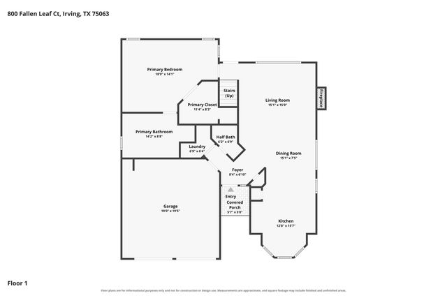 800 Fallen Leaf Court, Irving, TX 75063