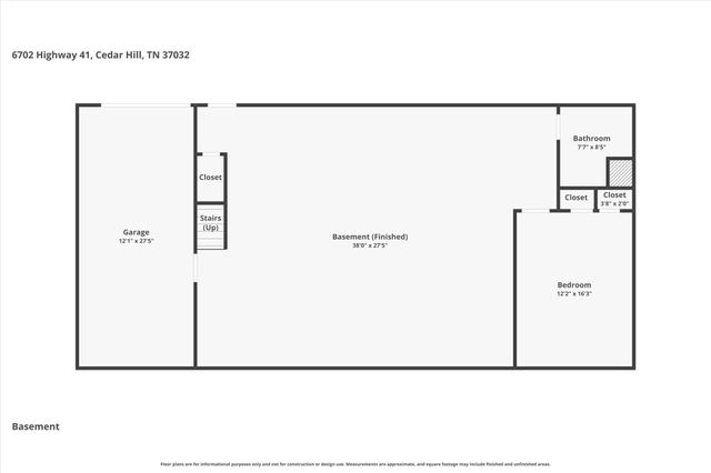 6702 Highway 41, N, Cedar Hill, TN 37032