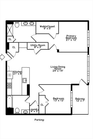 519 East 2nd St 403, Boston, MA 02127