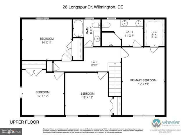 26 LONGSPUR DR, Wilmington, DE 19808