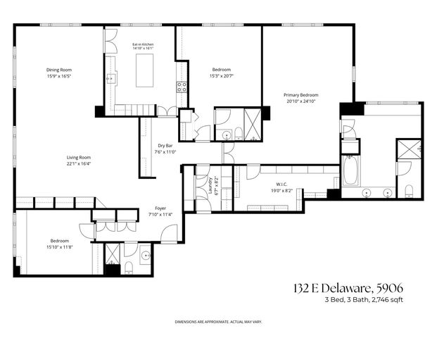 132 E Delaware Place 5906, Chicago, IL 60611