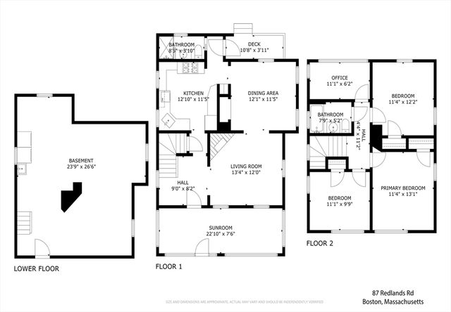 87 Redlands Rd, Boston, MA 02132