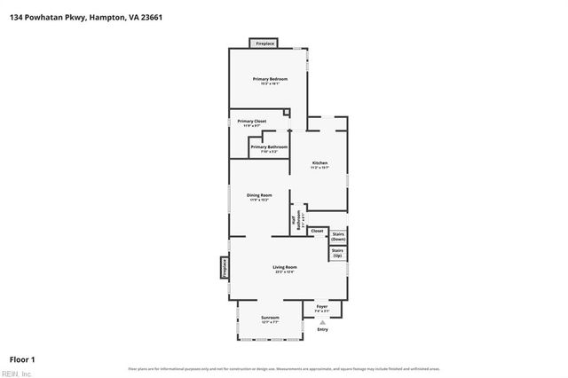 134 Powhatan PW, Hampton, VA 23661
