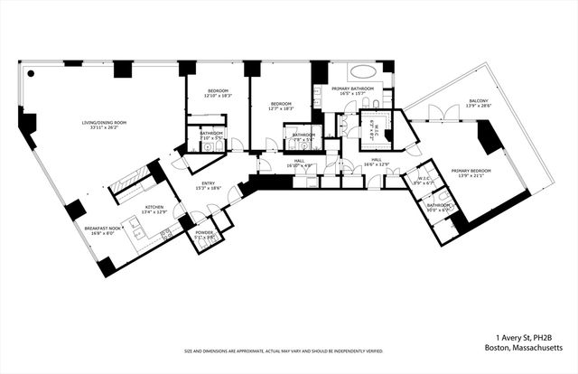 1 Avery PH2B, Boston, MA 02111