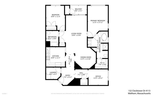 132 Clocktower Drive 113, Waltham, MA 02452