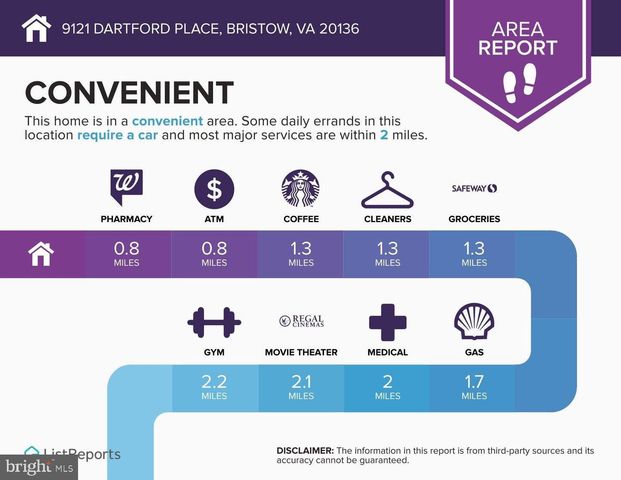 9121 DARTFORD PL, Bristow, VA 20136