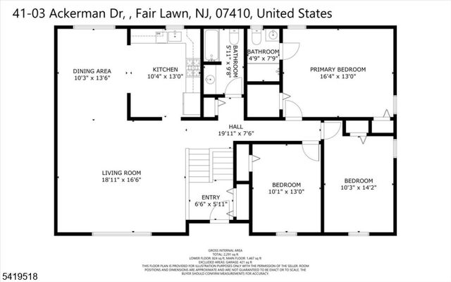 41 Ackerman Dr, Fair Lawn Boro, NJ 07410