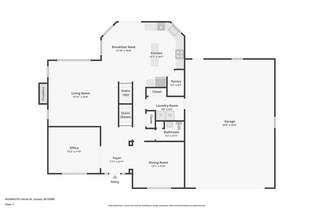 W244N5731 Falcon DRIVE, Sussex, WI 53089