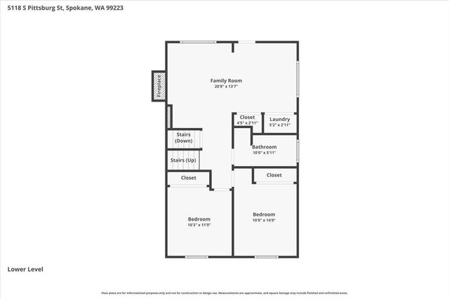 5118 S Pittsburg St, Spokane, WA 99223