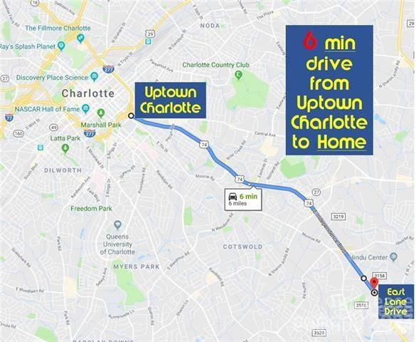 7924 E Lane Drive, Charlotte, NC 28212