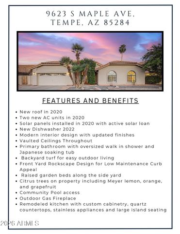 9623 S MAPLE Avenue, Tempe, AZ 85284