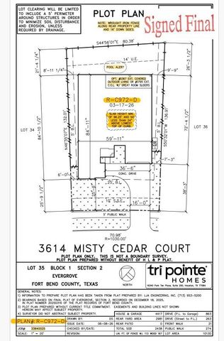 3614 Misty Cedar Court, Richmond, TX 77406