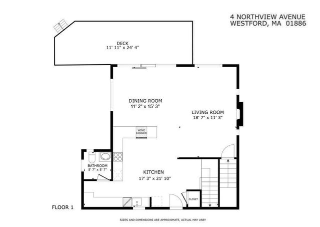 4 Northview Ave, Westford, MA 01886