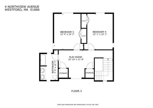 4 Northview Ave, Westford, MA 01886