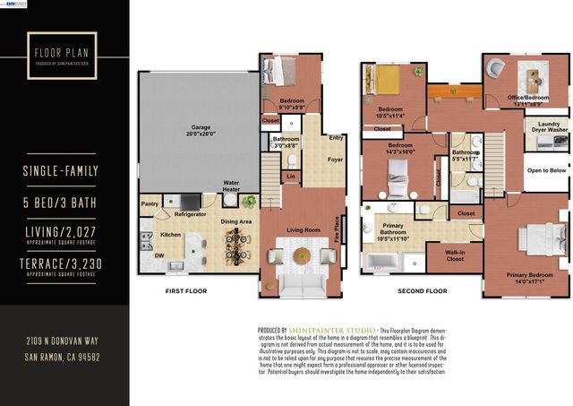2109 N Donovan Way, San Ramon, CA 94582