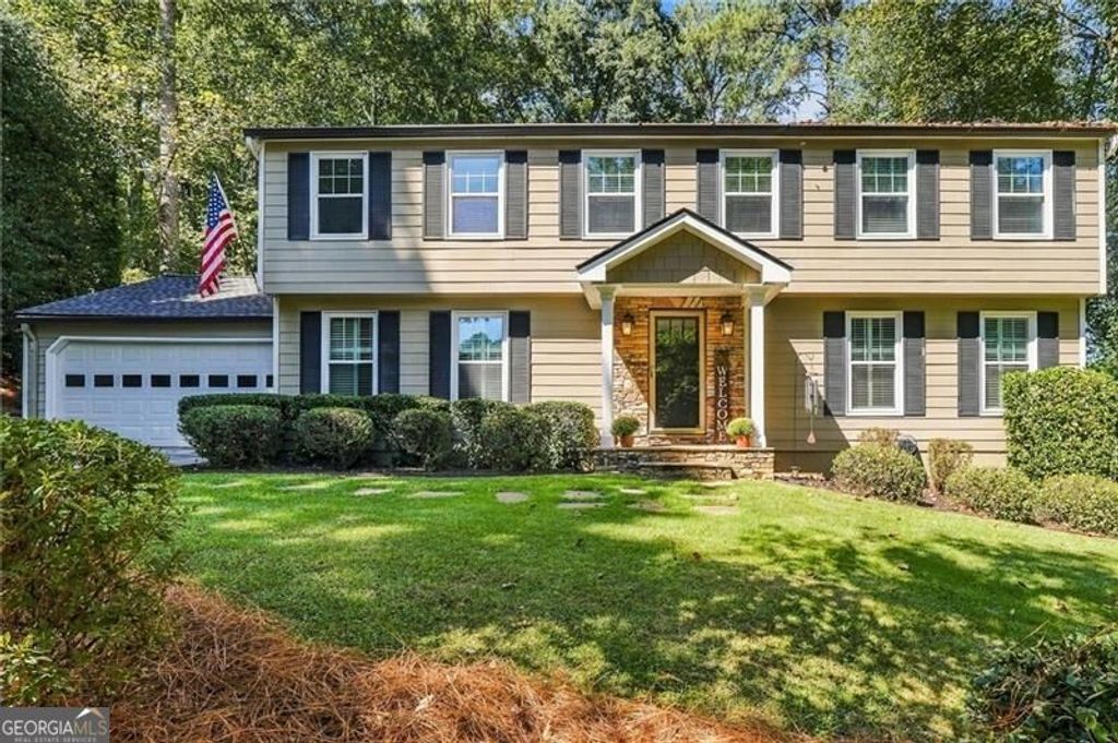 345 High Meadow Drive, Marietta, GA 30068 — exterior