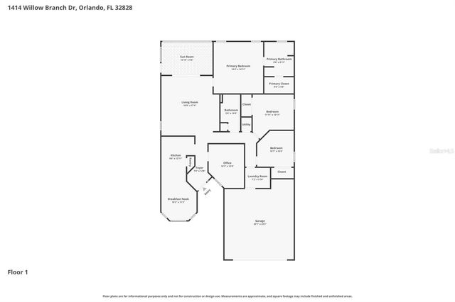 1414 WILLOW BRANCH DRIVE, Orlando, FL 32828