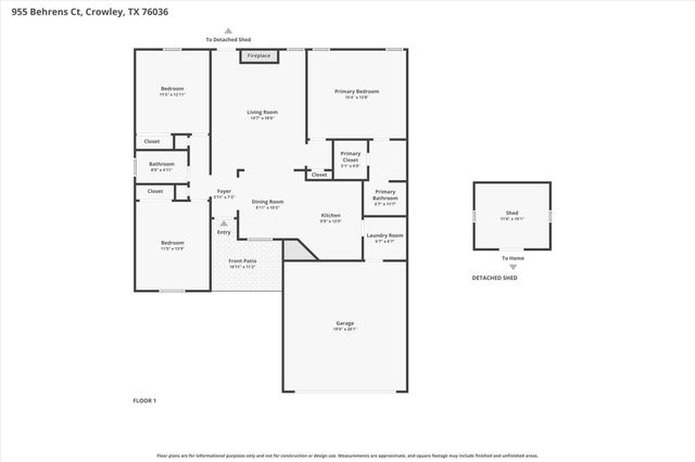 955 Behrens Court, Crowley, TX 76036