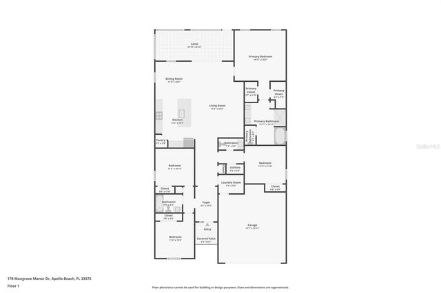 178 MANGROVE MANOR DRIVE, Apollo Beach, FL 33572