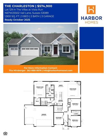 N67W25502 Vail LANE, Sussex, WI 53089