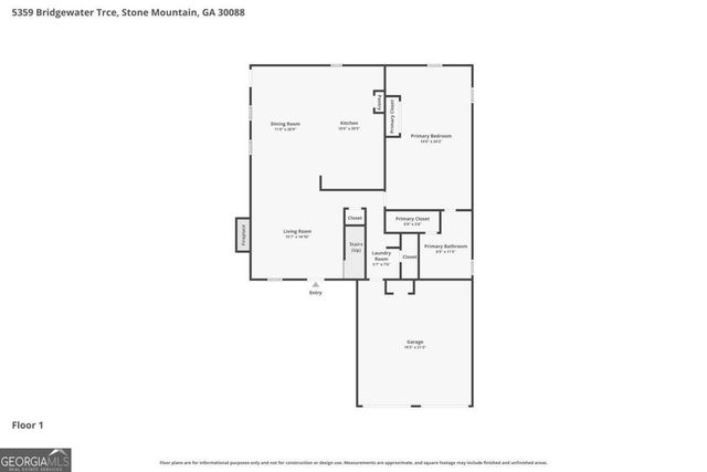 5359 Bridgewater Trace, Stone Mountain, GA 30088