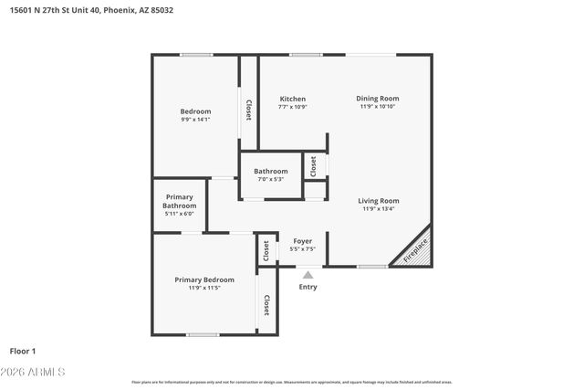 15601 N 27TH Street 40, Phoenix, AZ 85032