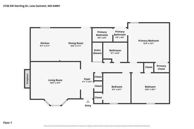 2136 SW Sterling Drive, Lee's Summit, MO 64081