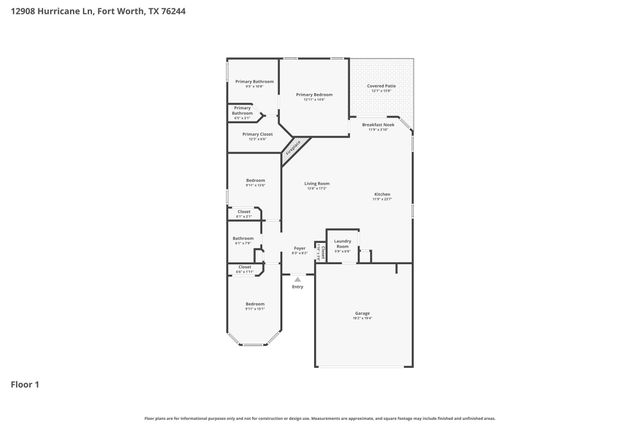 12908 Hurricane Lane, Fort Worth, TX 76244