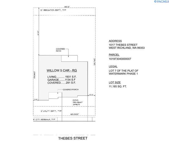 1017 Thebes St., West Richland, WA 99353