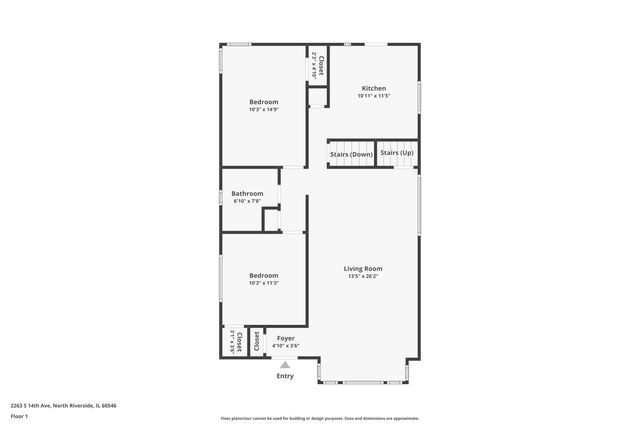 2263 S 14th Avenue, North Riverside, IL 60546