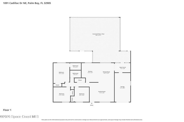 1091 Cadillac Drive NE, Palm Bay, FL 32905