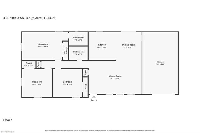 3313 14th ST SW, Lehigh Acres, FL 33976