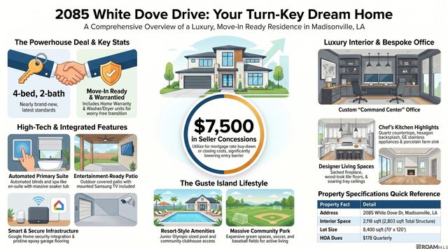2085 White Dove Drive, Madisonville, LA 70447