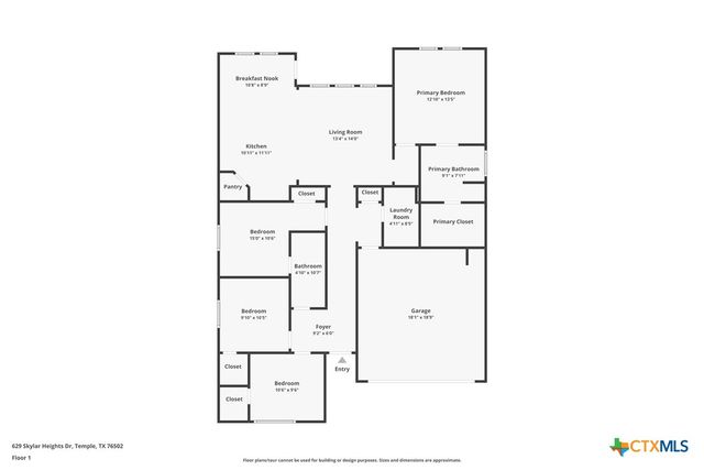 629 Skylar Heights Drive, Temple, TX 76502