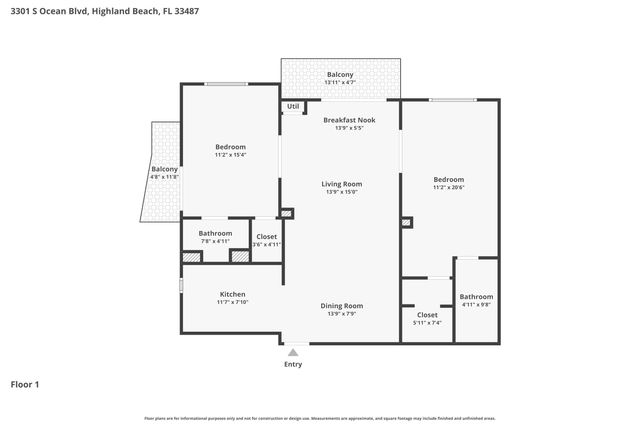 3301 S OCEAN Boulevard 109, Highland Beach, FL 33487