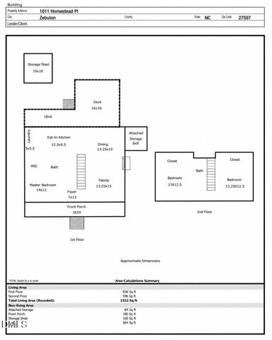 1011 Homestead Place, Zebulon, NC 27597