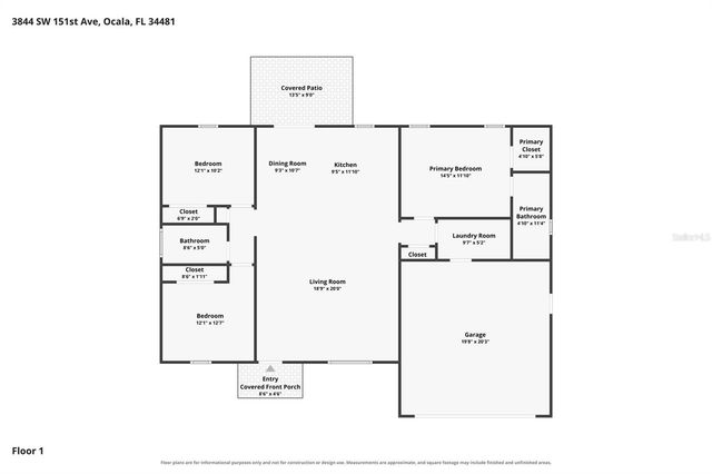 3844 SW 151ST AVENUE, Ocala, FL 34481