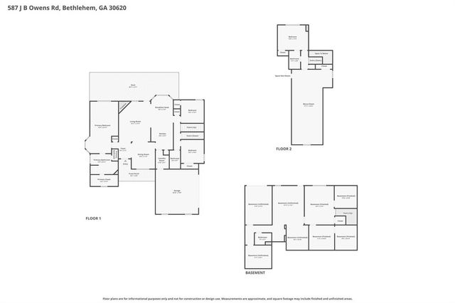 587 J B Owens Road, Bethlehem, GA 30620