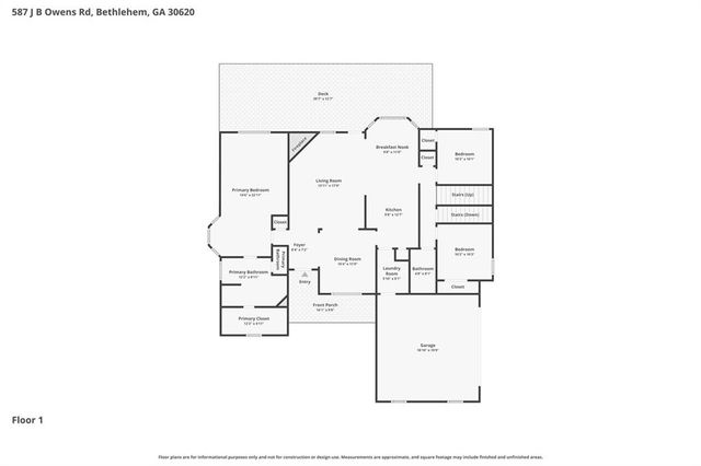 587 J B Owens Road, Bethlehem, GA 30620