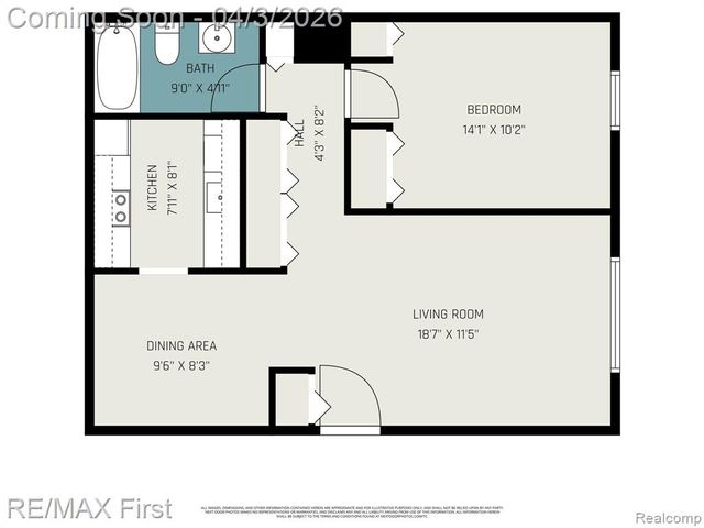 925 Laprairie Street 117, Ferndale, MI 48220