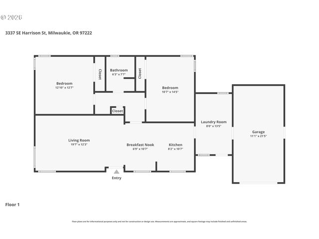 3337 Se HARRISON St, Milwaukie, OR 97222