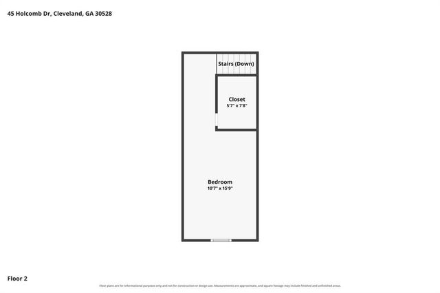 45 Holcomb Drive, Cleveland, GA 30528