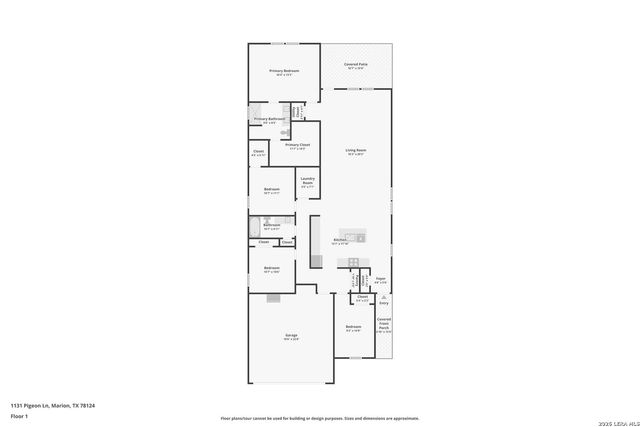 1131 PIGEON LN, Marion, TX 78124