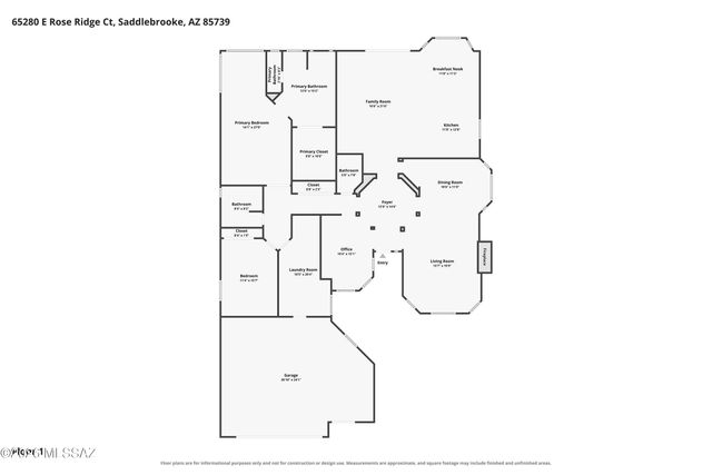 65280 E Rose Ridge Court, Saddlebrooke, AZ 85739