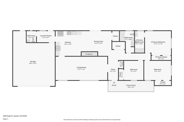 5560 Hugh Drive, Washington Twp, OH 45459