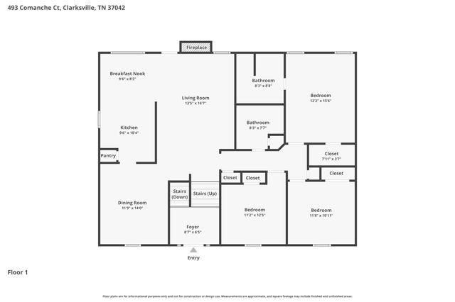 493 Comanche Ct, Clarksville, TN 37042