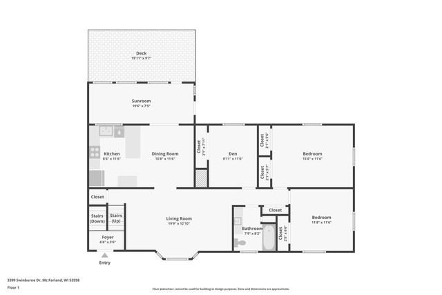 3399 Swinburne Drive, Mcfarland, WI 53558