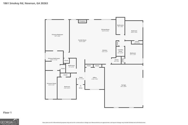 1861 Smokey Road, Newnan, GA 30263